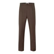 Klassieke hoge taille broek Samsøe Samsøe , Brown , Heren