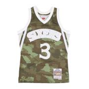 NBA Ghost Green Camo Basketball Tank Mitchell & Ness , Green , Heren