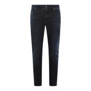 Slimmy Tapered Stretch Tek Jeans 7 For All Mankind , Blue , Heren