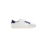 Leren Street Sneaker Z44125 Sun68 , White , Heren