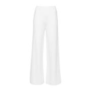 Wijde Broek in Roomwit P.a.r.o.s.h. , White , Dames