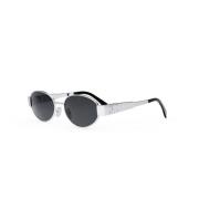 Glanzend Palladium Rook Oorbellen Celine , Gray , Unisex