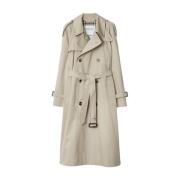 Stijlvolle Jassen Collectie Burberry , Beige , Dames