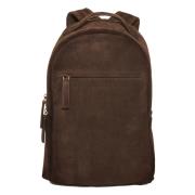 Italiaanse Suede Rugzak Officine Creative , Brown , Heren