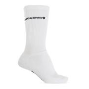 Sokken met logo Dsquared2 , White , Heren