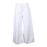 Katoenen Jeans Calvin Klein Jeans , White , Dames