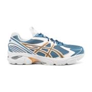 Heldere Blauwe Sneakers Mesh Ontwerp Asics , Blue , Heren