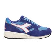 Leren Sneakers Herfst/Winter Collectie Diadora , Blue , Heren