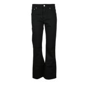 Katoen Elastaan Jeans Department Five , Black , Dames