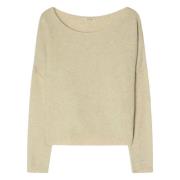 Damsville Beige Trui American Vintage , Beige , Dames