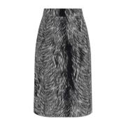 Zijden rok Dolce & Gabbana , Gray , Dames