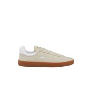 Sneakers voor vrouwen - Baseshot stijl Lacoste , Beige , Dames