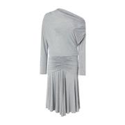 Blixen Pinko Jurk Modal Stretch Pinko , Gray , Dames