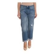 Stijlvolle Oskar Jeans met sneden Roy Roger's , Blue , Dames