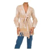 Lilla Cardigan Sweater Guess , Beige , Dames