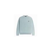 Klassieke Ronde Hals Merinowolmix Trui Fred Perry , Blue , Heren