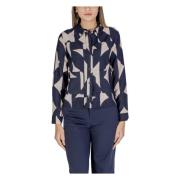 Herfst/Winter Dames Shirts en Blushes Street One , Blue , Dames