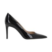 Zwarte Lakleren Stiletto Hakken Stuart Weitzman , Black , Dames