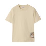 Stijlvolle T-shirts en Polos Burberry , Beige , Dames