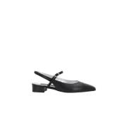 Zwarte Hak Slingback Mary-Jane Schoen Carel , Black , Dames