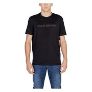 Katoenen Heren T-shirt en Polo Armani Exchange , Black , Heren