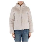 Omkeerbare imitatiebontjas met veren vulling Colmar , Beige , Dames