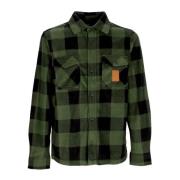 Fleece Lange Mouwen Shirt Olijf Etnies , Green , Heren