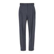 Grijze Geplooide Broek Verborgen Sluiting Brunello Cucinelli , Gray , ...