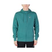 Groene Katoenen Hoodie Herfst/Winter Collectie New Balance , Green , H...