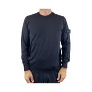 Beperkte oplage Ghost Ronde hals Jersey Stone Island , Black , Heren