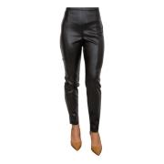 Zwarte Broek Stijlvol Modieus Trendy Patrizia Pepe , Black , Dames