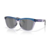 Frogskins Range Zonnebril Blauw/Zwart Oakley , Blue , Heren