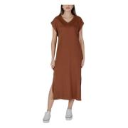 Lente/Zomer Dames Jurken Collectie b.young , Brown , Dames