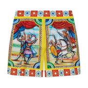 Carretto print shorts Dolce & Gabbana , Multicolor , Dames