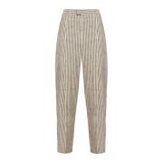 Broek met gestreept patroon Bottega Veneta , Beige , Heren