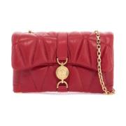 Gewatteerde Nappa Leren Mini Tas Versace , Red , Dames