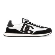 Bianco e Nero Sneakers Dolce & Gabbana , Black , Heren