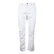 Katoen Elastaan Jeans Hugo Boss , White , Heren