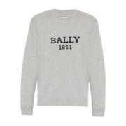 Crewneck Sweatshirt Bally , Gray , Heren