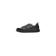 Stijlvolle Sneakers voor Mannen en Vrouwen Poche Paris , Black , Heren