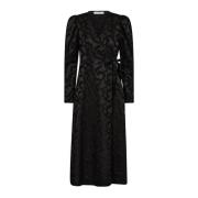 Wrap Jurk met V-hals en lange mouwen Co'Couture , Black , Dames