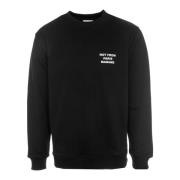 Sweatshirt met Statement Print Losse Pasvorm Drole de Monsieur , Black...