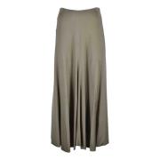 Viscose Elastaan Rok Rok Erika Cavallini , Green , Dames