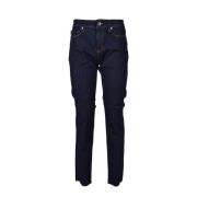 Denim Blauwe Skinny Jeans Love Moschino , Blue , Dames