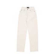 Ecru Denim Wide Leg Jeans Dickies , Beige , Dames