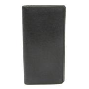 Pre-owned Leather wallets Louis Vuitton Vintage , Black , Heren