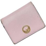 Pre-owned Leather wallets Fendi Vintage , Pink , Dames