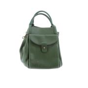 Pre-owned Leather handbags Delvaux Pre-owned , Green , Dames