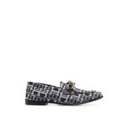 Monogram Denim Loafers met Kettingdetail Tommy Hilfiger , Multicolor ,...