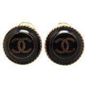 Pre-owned Yellow Gold chanel-jewelry Chanel Vintage , Black , Dames